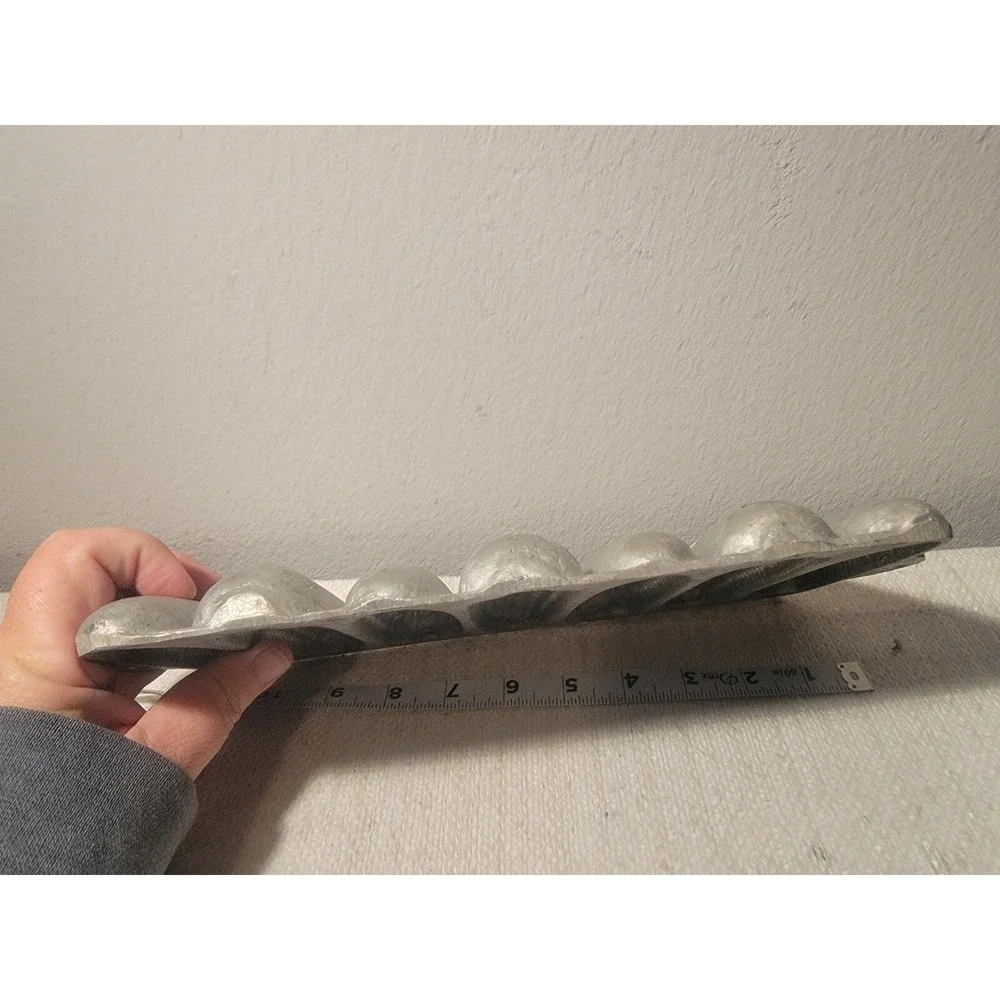 Vintage Antique Cast Iron 7 Ear Cornbread Corn Stick Muffin Pan‎ Corn Bread Mold